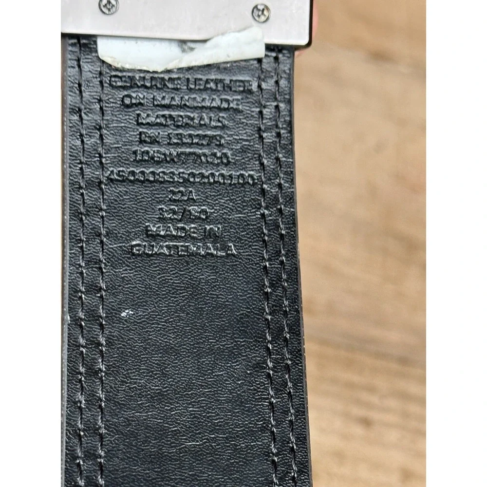 Mens Genuine Leather Belt Reversible 32/30‎